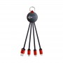 USB Hubs & Cables - Atesso 3n1 Light Up Charge Cable - Round