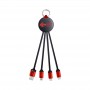 USB Hubs & Cables - Atesso 3n1 Light Up Charge Cable - Round