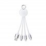 USB Hubs & Cables - Atesso 3n1 Light Up Charge Cable - Round