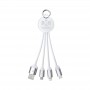 USB Hubs & Cables - Atesso 3n1 Light Up Charge Cable - Round