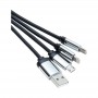 USB Hubs & Cables - Atesso 3n1 Light Up Charge Cable - Round