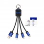 USB Hubs & Cables - Atesso 3n1 Light Up Charge Cable - Rectangle