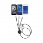 USB Hubs & Cables - Trent 3n1 Light Up Cable - 120 cm