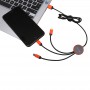 USB Hubs & Cables - Trent 3n1 Light Up Cable - 120 cm