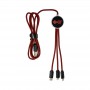 USB Hubs & Cables - Trent 3n1 Light Up Cable - 120 cm