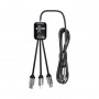 Fierra 3n1 Light Up Charge Cable - 1.0 metre