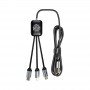 Fierra 3n1 Light Up Charge Cable - 1.0 metre