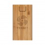 Phone & Tablet Chargers - Jaegers Bamboo Wireless Power Bank - 5000 mAh
