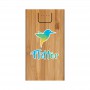 Phone & Tablet Chargers - Jaegers Bamboo Wireless Power Bank - 5000 mAh