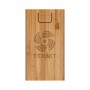 Phone & Tablet Chargers - Jaegers Bamboo Wireless Power Bank - 5000 mAh