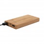 Phone & Tablet Chargers - Jaegers Bamboo Wireless Power Bank - 5000 mAh