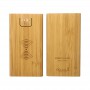 Phone & Tablet Chargers - Jaegers Bamboo Wireless Power Bank - 5000 mAh