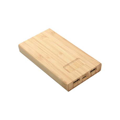 Custom Printed Lanyards - Kendal Bamboo Power Bank - 5000 mAh