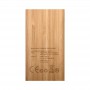 Custom Printed Lanyards - Kendal Bamboo Power Bank - 5000 mAh