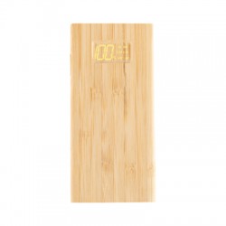 Custom Printed Lanyards - Mills Bamboo Power Bank - 10000 mAh