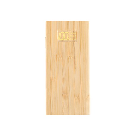 Custom Printed Lanyards - Mills Bamboo Power Bank - 10000 mAh