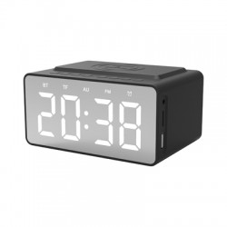 Phone & Tablet Chargers - Dover Alarm Clock Wireless Charger Speaker