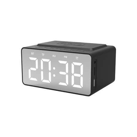 Phone & Tablet Chargers - Dover Alarm Clock Wireless Charger Speaker