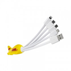 USB Hubs & Cables - Custom Moulded Charge Cable 4n1