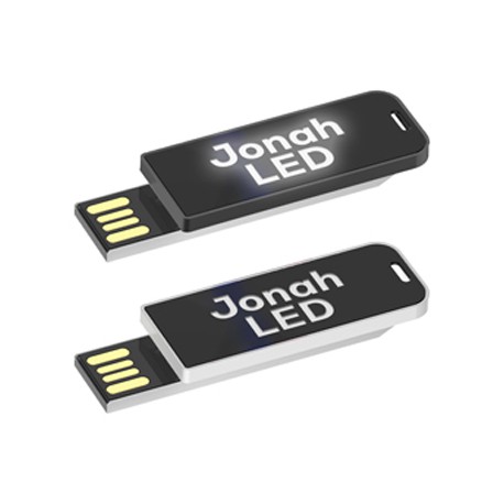 Wired & Bluetooth Headphones - Jonah LED Clip Flash Drive 4GB - 64GB (USB2.0)