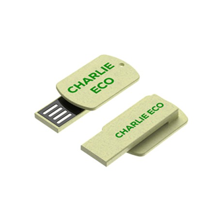 Wired & Bluetooth Headphones - Charlie Eco Clip Flash Drive 4GB - 64GB (USB 2.0)