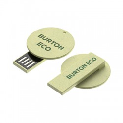 Wired & Bluetooth Headphones - Burton Eco Clip Flash Drive 4GB - 64GB (USB 2.0)