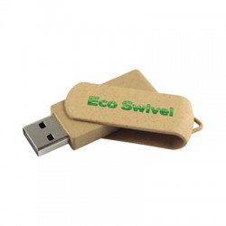 Wired & Bluetooth Headphones - Eco Swivel Flash Drive 8GB - 64GB (USB3.0)