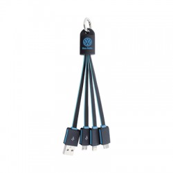 USB Hubs & Cables - Parma 3n1 Light Up Charge Cable - 100 cm