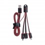 USB Hubs & Cables - Parma 3n1 Light Up Charge Cable - 100 cm
