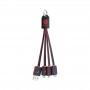 USB Hubs & Cables - Parma 3n1 Light Up Charge Cable - 100 cm