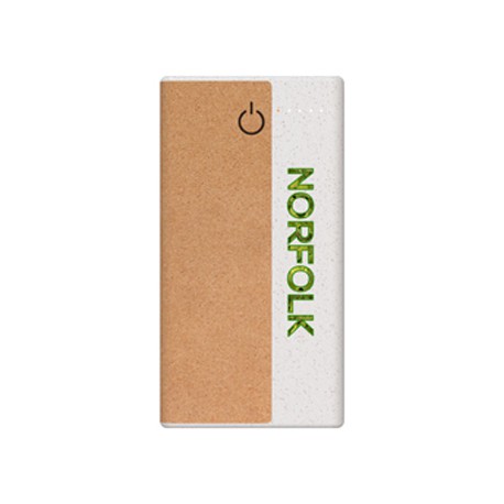 Custom Printed Lanyards - Norfolk Wireless Power Bank - 10,000 mAh
