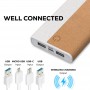 Custom Printed Lanyards - Norfolk Wireless Power Bank - 10,000 mAh