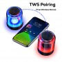 Wired & Bluetooth Headphones - Rochford LED Bluetooth Speaker