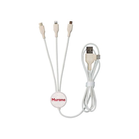 Phone & Tablet Chargers - Murano Charge Cable - Bamboo