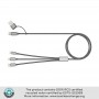 Phone & Tablet Chargers - Trident 2+ Charge Cable (rPET)