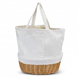 Non Woven Bags - Keepsake Wicker Tote Bag