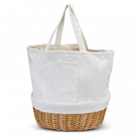 Non Woven Bags - Keepsake Wicker Tote Bag