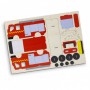 Executive Games - BRANDCRAFT Fire Truck Wooden Model