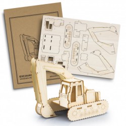 Executive Games - BRANDCRAFT Excavator Wooden Model