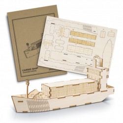 Executive Games - BRANDCRAFT Cargo Ship Wooden Model