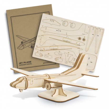 Executive Games - BRANDCRAFT Jet Plane Wooden Model