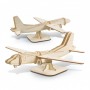 BRANDCRAFT Jet Plane Wooden Model