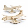 Executive Games - BRANDCRAFT Jet Plane Wooden Model