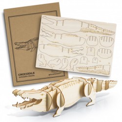 Executive Games - BRANDCRAFT Crocodile Wooden Model