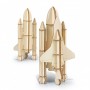 Executive Games - BRANDCRAFT Rocket Ship Wooden Model