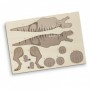 Executive Games - BRANDCRAFT Tyrannosaurus Rex Wooden Model
