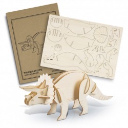 Executive Games - BRANDCRAFT Triceratops Wooden Model