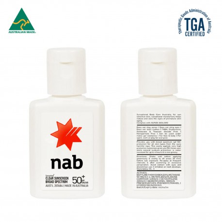 Sunscreen & Lip Balm - 60ml Australian Made Spf50 Sunscreen Lotion
