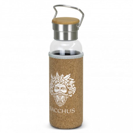 Drink Bottles - Glass - Nomad Glass Bottle 600ml - Cork Sleeve