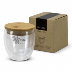 Reusable Coffee Cups - Glass - NATURA Azzurra Glass Cup - 250ml